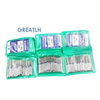 50 sztuk/paczka Dental FG diamentowe polerki Dental polerowanie zębów wiertła do szybka prostnica SR11 SR12 SR13 3